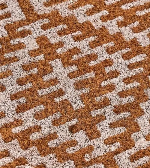 Felpudo de Fibra de Coco estilo Boho-3