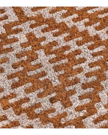 Felpudo de Fibra de Coco estilo Boho-3