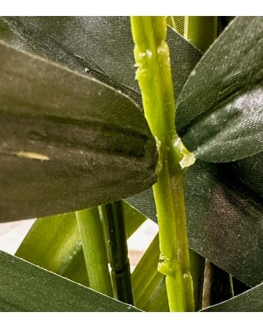 Palmera Artificial Kentia en Maceta de Plástico Negra-3