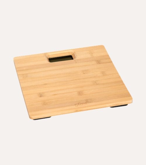 Báscula de Baño Digital de Bambú