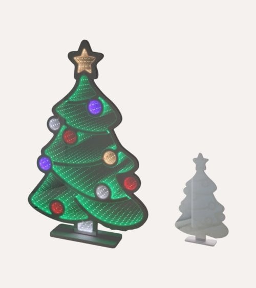 Árbol Navideño de Neón para Decoración de Interior