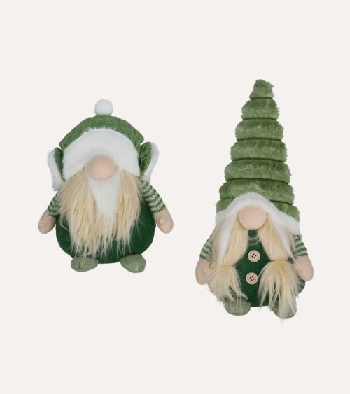 Gnomo Navideño Oliva de Poliéster