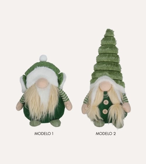 Gnomo Navideño Oliva de Poliéster