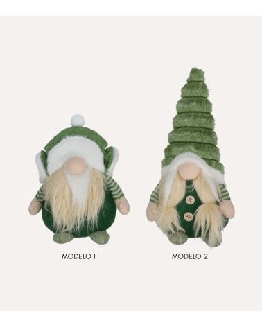 Gnomo Navideño Oliva de Poliéster