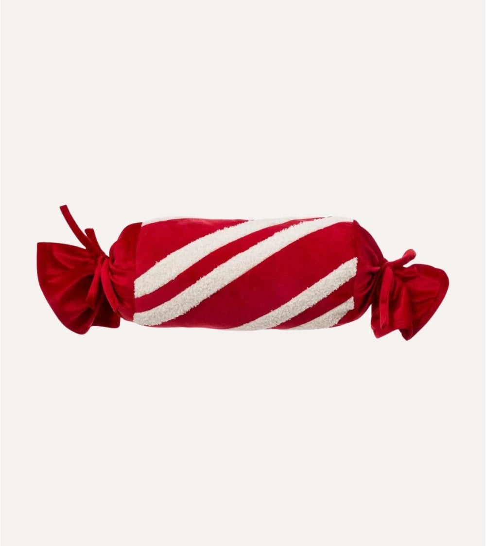 Cojín Caramelo Navideño de Poliéster