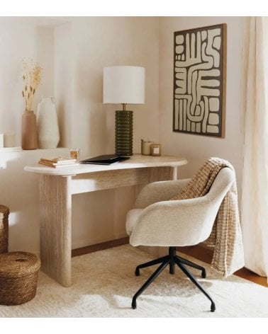 Silla de Oficina Sipca Elevable de Acero y Madera