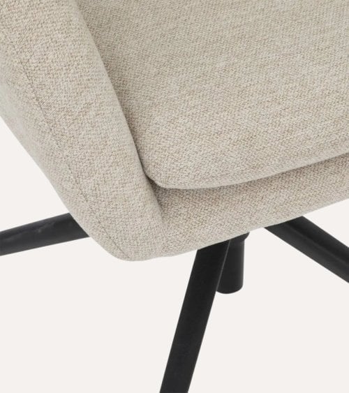 Silla de Oficina Sipca Elevable de Acero y Madera