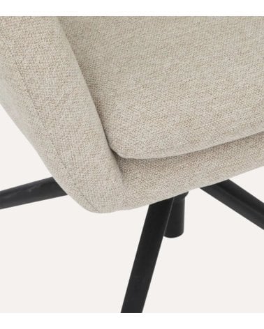 Silla de Oficina Sipca Elevable de Acero y Madera