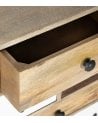 Cómoda Koval con 8 Cajones de Madera de Mango