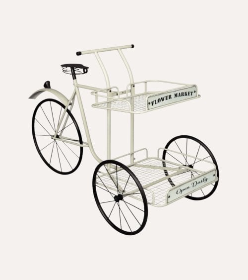 Portamacetas Bicicleta Vintage de Metal