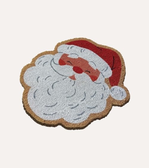 Felpudo Navideño Papá Noel con Antideslizante