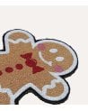 Felpudo Navideño Galleta de Jengibre con Antideslizante