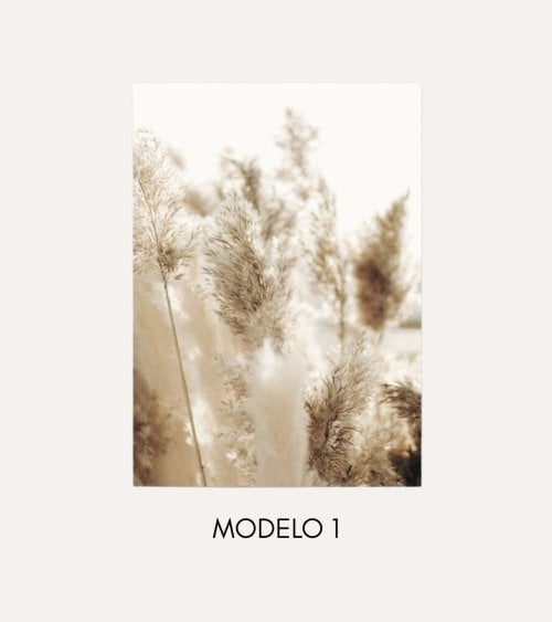 Cuadro Lienzo Impreso de Hierba Silvestre