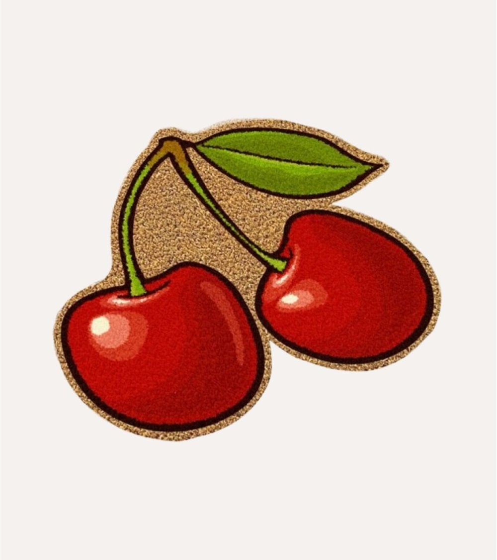 Felpudo de Cerezas con Antideslizante