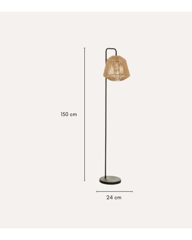 Lámpara de Pie Recta Jily de Metal