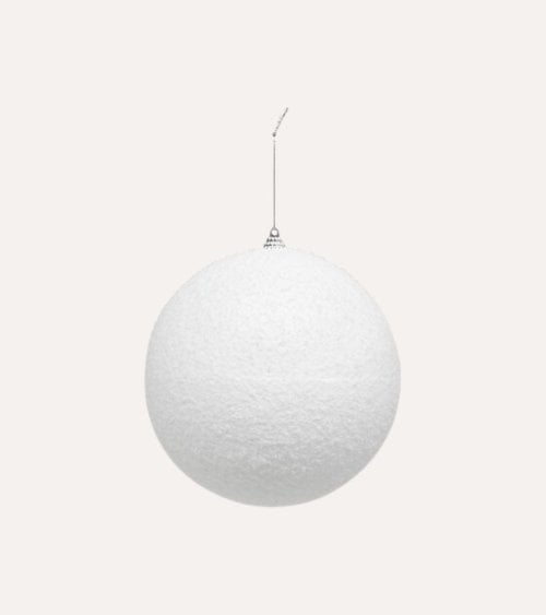 Colgante Bola de Nieve de Poliestireno para Árbol