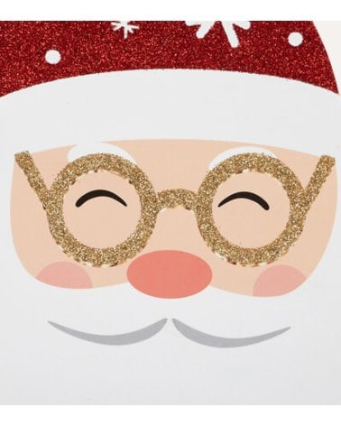 Cartel Navideño de Papá Noel para Jardín