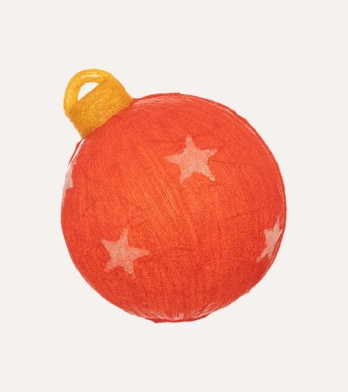 Bola con Estrellas para Decoración Navideña con LED