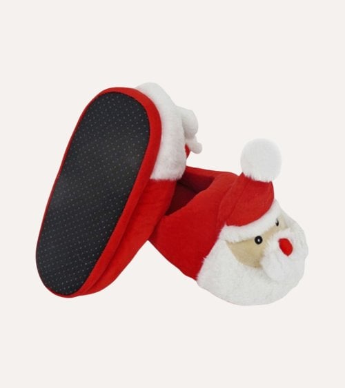 Zapatillas Navideñas de Papá Noel Clásico
