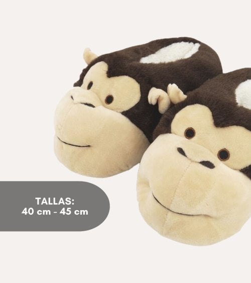 Zapatillas de Gorila de Peluche