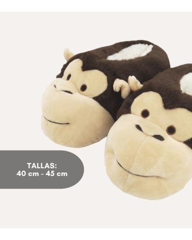 Zapatillas de Gorila de Peluche