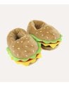 Zapatillas de Hamburguesa de Peluche