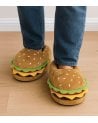 Zapatillas de Hamburguesa de Peluche