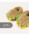 Zapatillas Infantiles de Hamburguesa de Peluche