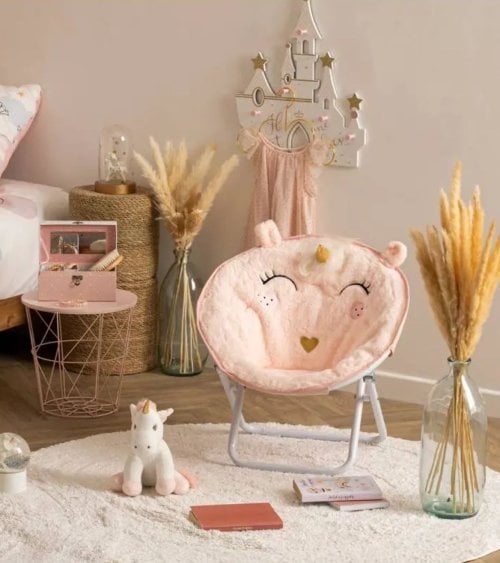 Silla Infantil Plegable con Forma de Unicornio