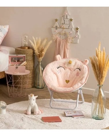 Silla Infantil Plegable con Forma de Unicornio