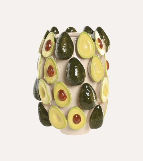 Jarrón de Aguacates de Cerámica
