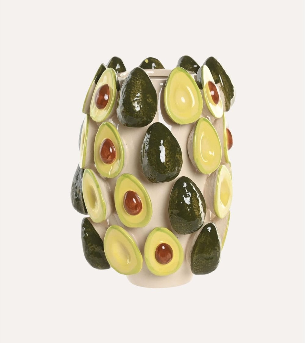 Jarrón de Aguacates de Cerámica
