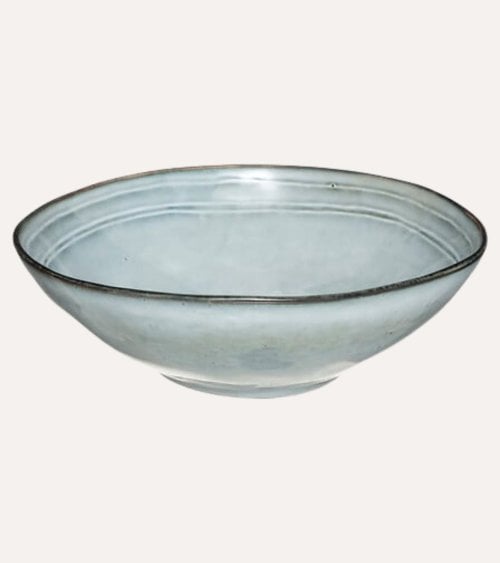 Ensaladera Irregular con Acabado Rústico de Gres