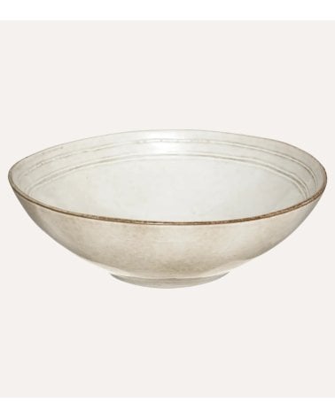 Ensaladera Irregular con Acabado Rústico de Gres
