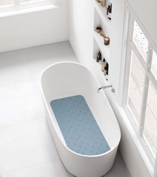 Alfombra de Baño con Ventosas de 100% Caucho Natural