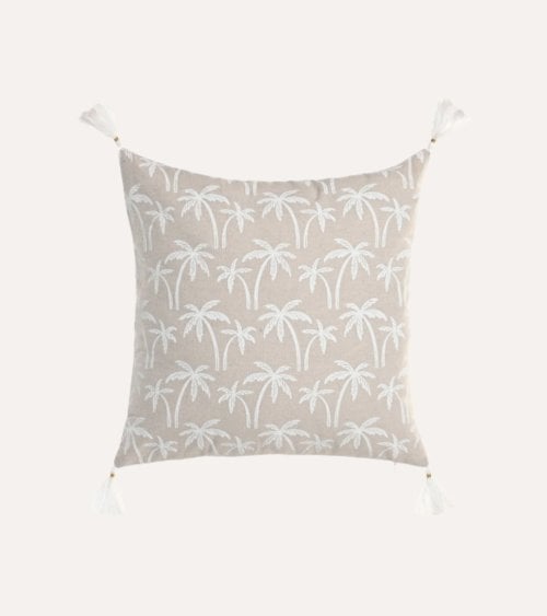 Cojín de Palmeras de Algodón