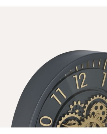 Reloj de Pared Mecanismo Dorado de Hierro
