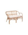 Sillón de Dos Plazas de Ratán con Cojín Incluido-2