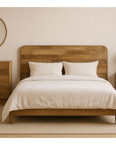 Cabecero Raw de Madera de Mango