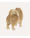 Figura Decorativa Perro Pomerania de Resina