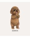 Figura Decorativa Perro Caniche de Resina