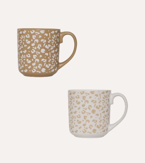 Taza Mug Leopardo de Cerámica