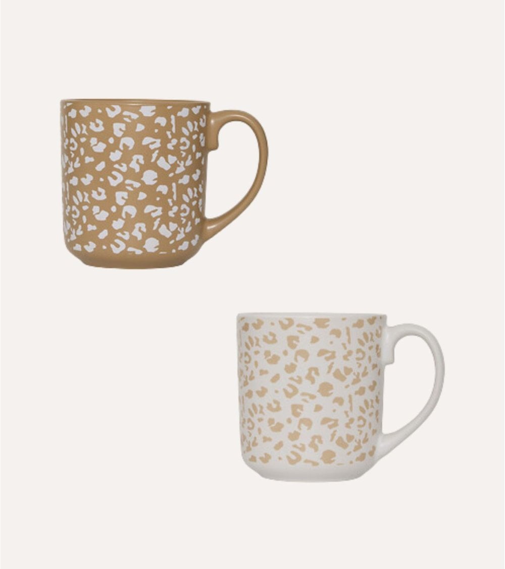 Taza Mug Leopardo de Cerámica