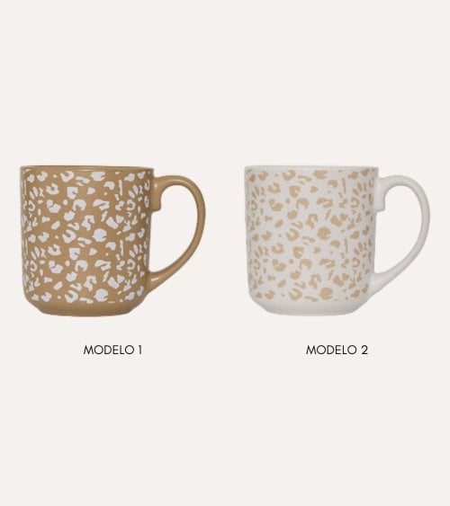 Taza Mug Leopardo de Cerámica