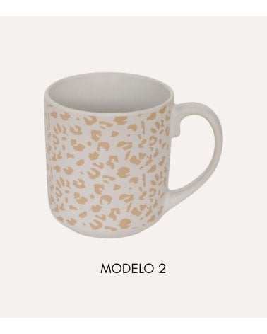 Taza Mug Leopardo de Cerámica