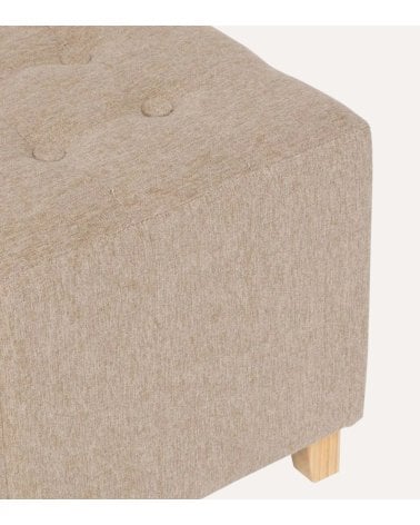 Puff Léandre Acolchado de Terciopelo