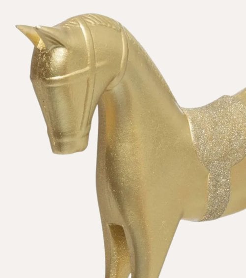 Figura Decorativa Caballo Balancín de MDF