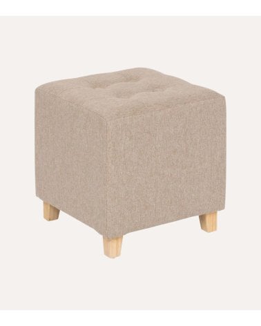 Puff Léandre Acolchado de Terciopelo