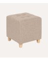 Puff Léandre Acolchado de Terciopelo