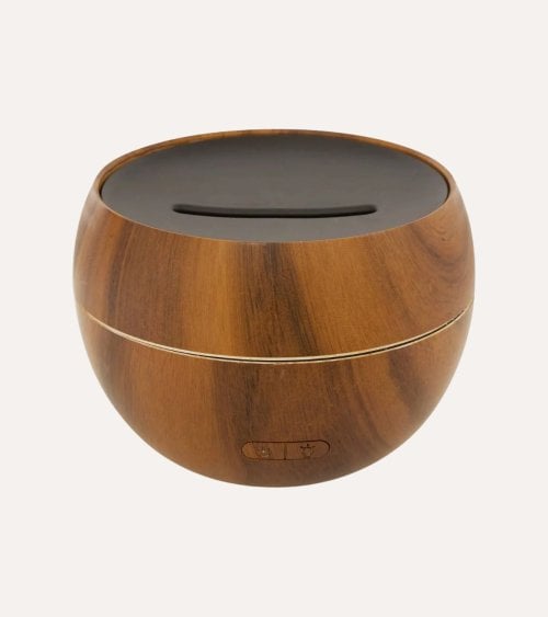 Flama Difusora de Aroma LED de Madera